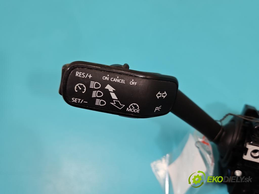 Skoda Fabia III 2014- 2021 1.0 TSI 95 HP manual 70 kW 999 cm3 5- prepínač komplex: 6C0953501K (Prepínacie páčky pod volantom)