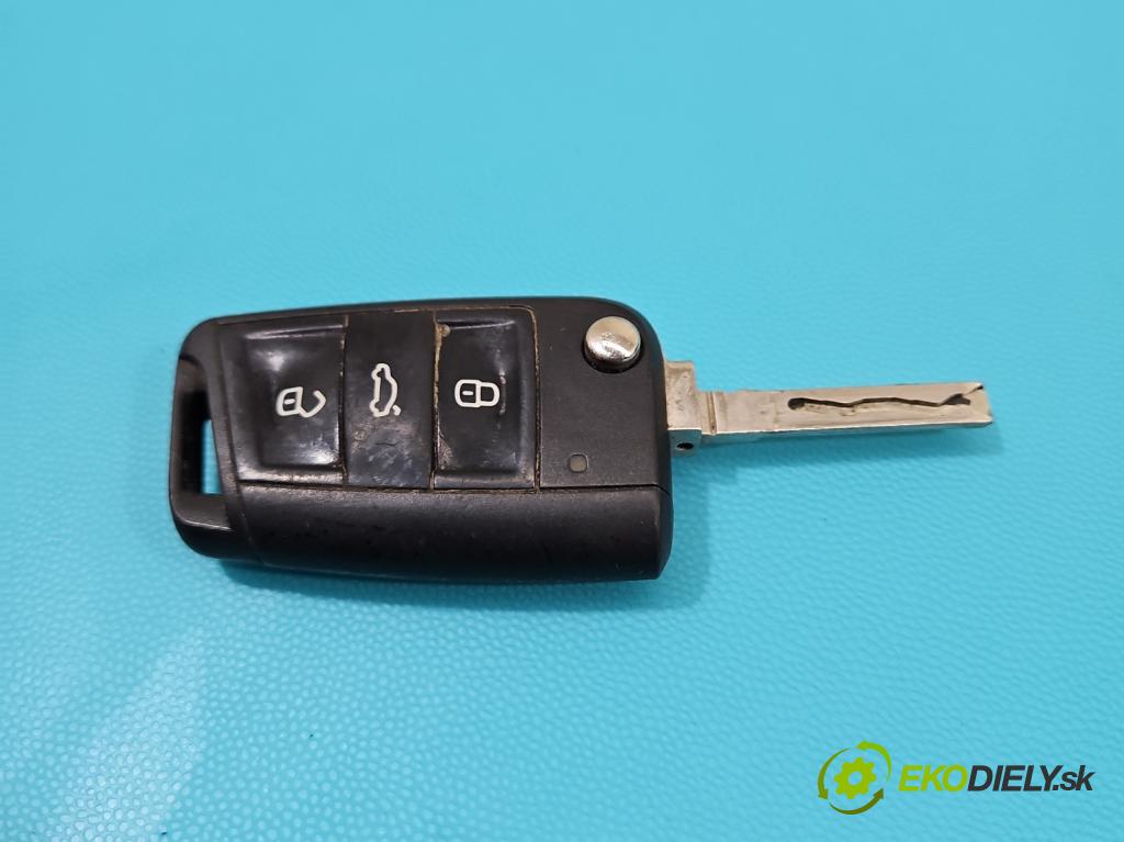 Skoda Fabia III 2014- 2021 1.0 TSI 95 hp manual 70 kW 999 cm3 5- spínací skříňka 6C0905865 (Spínací skříňky a klíče)