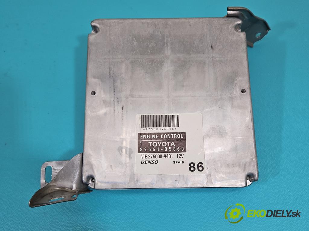 Toyota Avensis II T25 2003-2008 1.8 16V 129 HP manual 95 kW 1794 cm3 5- riadiaca jednotka motora 89661-05860