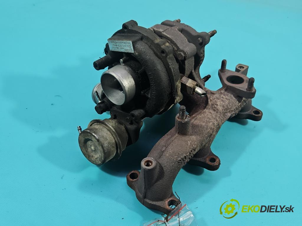 Skoda Fabia I 1999-2007 1.4 TDI 80 HP manual 59 kW 1422 cm3 5- turbodúchadlo, turbo 733783-5 (Turbodúchadlo (kompletné))