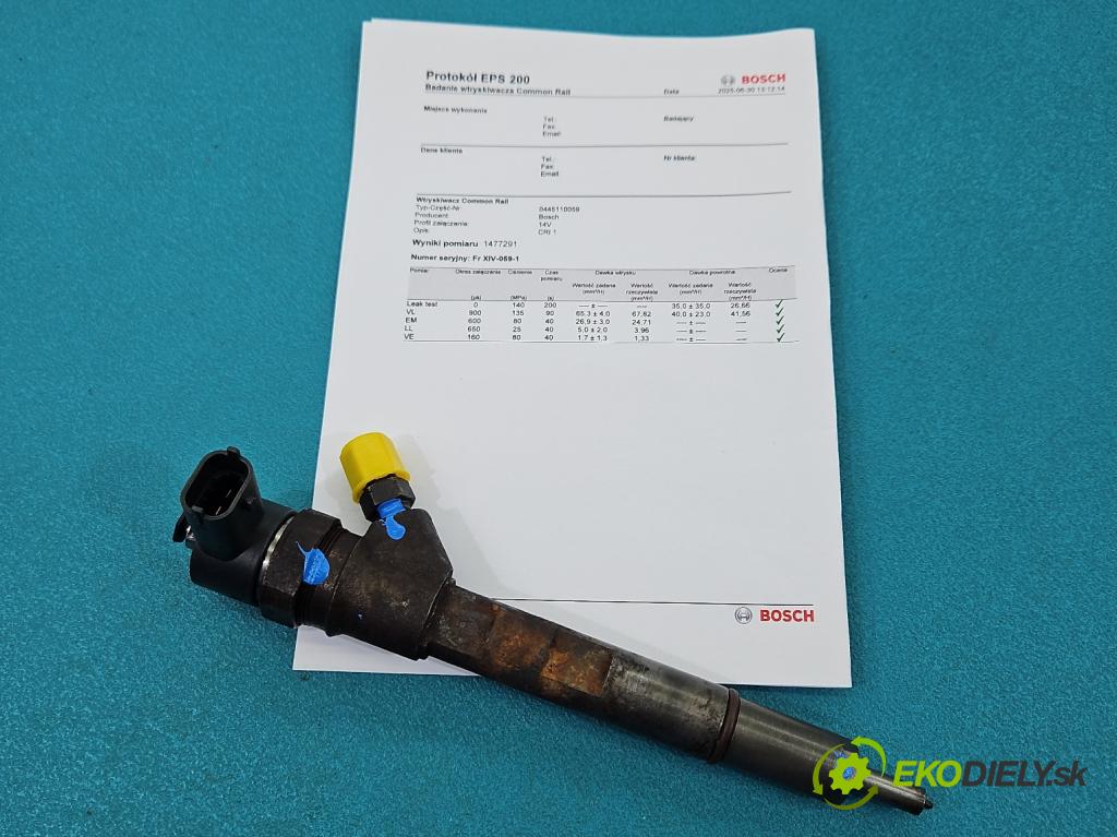 Chrysler Voyager IV 2000-2007 2.5 CRDI 121KM manual 89 kW 2499 cm3 5- vstrek 0445110059 (Vstrekovač paliva)