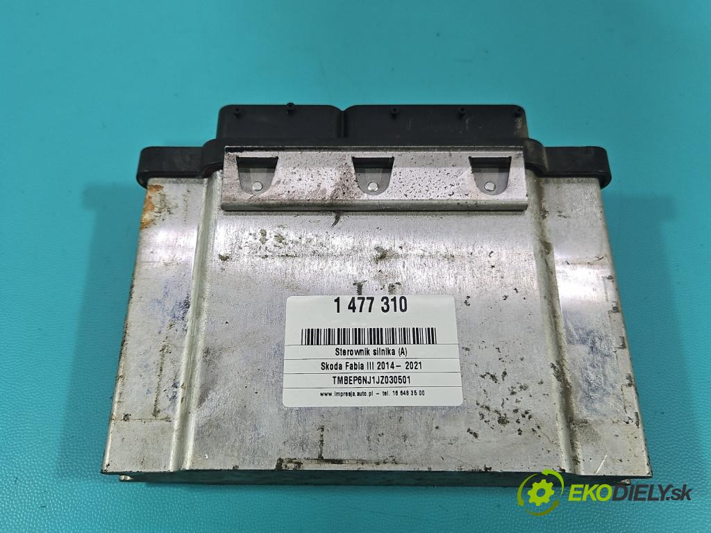 Skoda Fabia III 2014- 2021 1.0 TSI 95 HP manual 70 kW 999 cm3 5- riadiaca jednotka motora 0261S10530