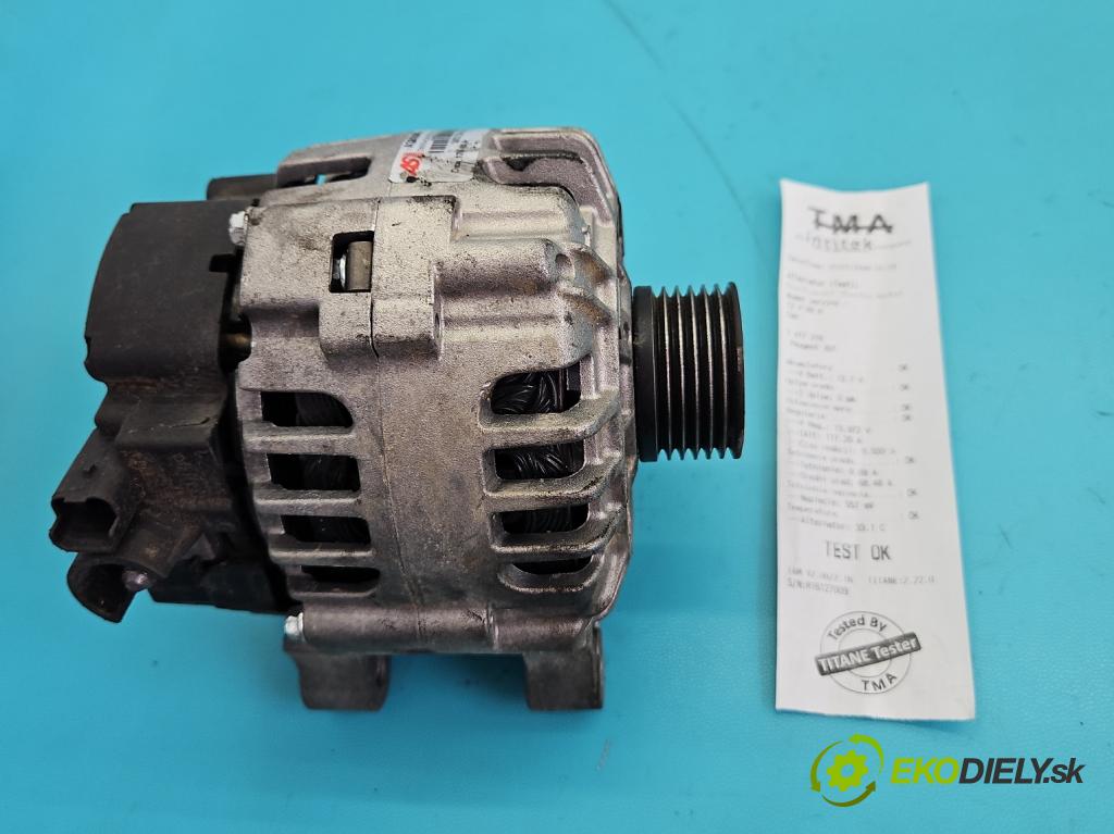 Peugeot 307 1.6 16V 109 HP manual 80 kW 1587 cm3 5- Alternator  (Alternátor)