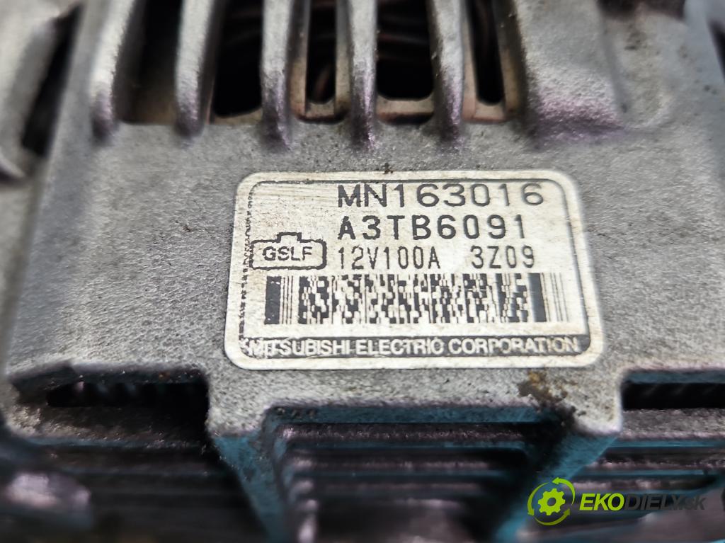 Mitsubishi Lancer VII 2001-2013 2.0 16V 135 HP manual 99 kW 1997 cm3 5- Alternator A3TB6091 (Alternátor)