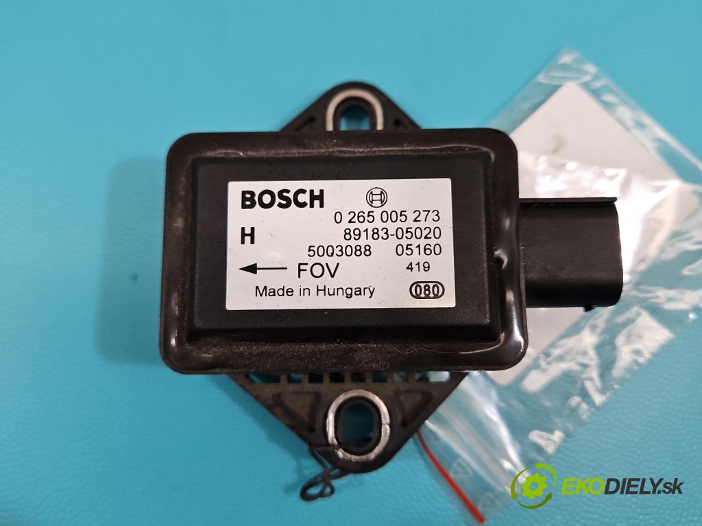 Toyota Avensis II T25 2003-2008 1.8 16V 129 hp manual 95 kW 1794 cm3 5- snímač ESP 0265005273