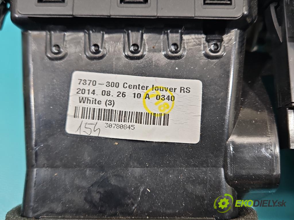 Volvo V40 II 2012-2019 2.0 D3 150 HP automatic 110 kW 1984 cm3 5- Mřížka: kúrenia stredová 1284618 (Mriežka kúrenia (fukár))