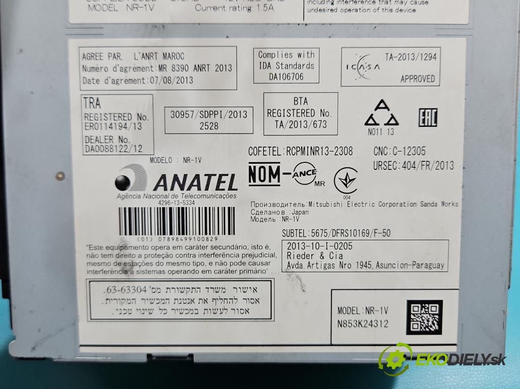 Volvo V40 II 2012-2019 2.0 D3 150 HP automatic 110 kW 1984 cm3 5- Radio originál 31421873AA