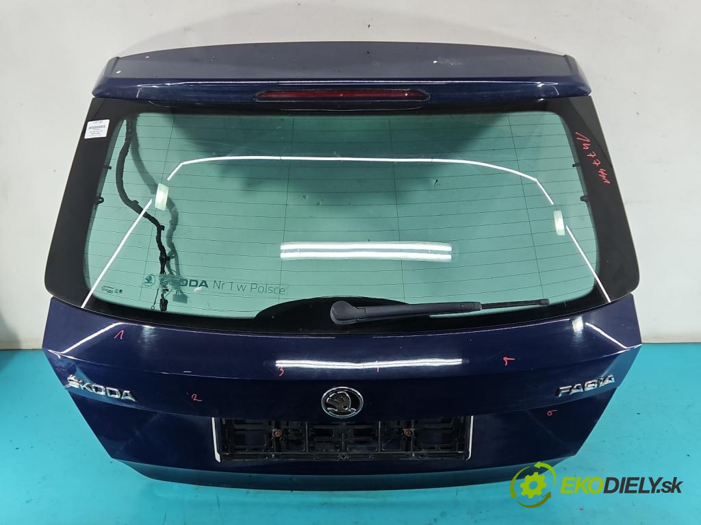 Skoda Fabia III 2014- 2021 1.0 TSI 95 hp manual 70 kW 999 cm3 5- zadní kufrové dveře  (Zadní kapota (kufr))