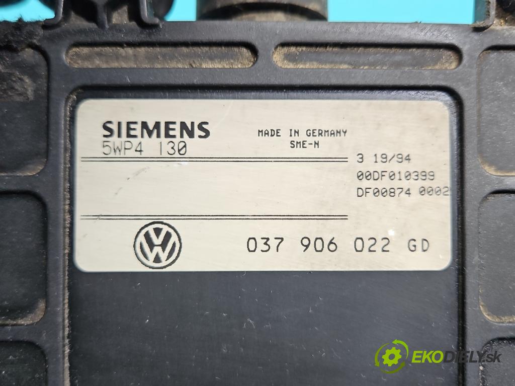 Vw Passat B4 1993-1997 2.0 8V 116 HP manual 85 kW 1984 cm3 4- riadiaca jednotka motora 037906022GD