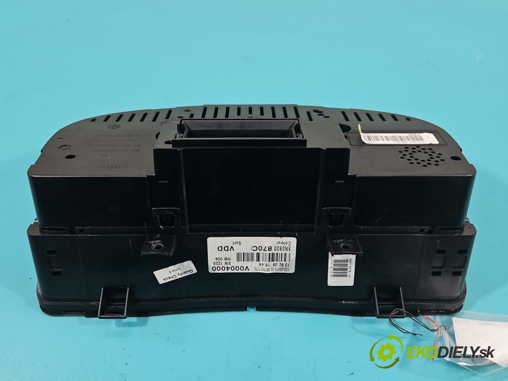 Vw Tiguan I 2007-2016 1.4 TSI 150 HP manual 110 kW 1390 cm3 5- prístrojovka/ budíky 5N0920870C (Prístrojová doska)