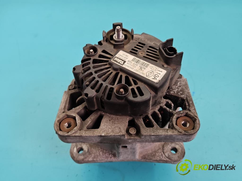 Renault Megane II 2003-2008 1.4 16V 98 HP manual 72 kW 1390 cm3 5- Alternator 8200323126 (Alternátor)