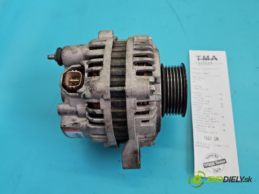 Honda Civic VII 2000-2006 1.4 16V 90 HP manual 66 kW 1396 cm3 5- Alternator  (Alternátor)