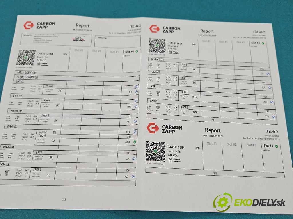 Land rover Discovery Sport 2014-2019 L550 2.0 Td 179KM automatic 132 kW 1999 cm3 5- vstrek 0445110654 (Vstrekovač paliva)