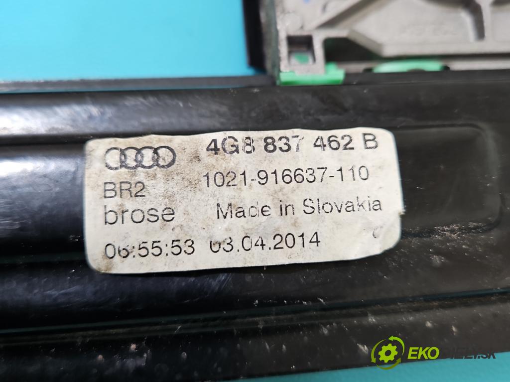 Audi A7 4G 2010-2018 4.0 V8 TFSI 420hp automatic 309 kW 3993 cm3 5- mechanismus stahování přední pravý 4G8837462B