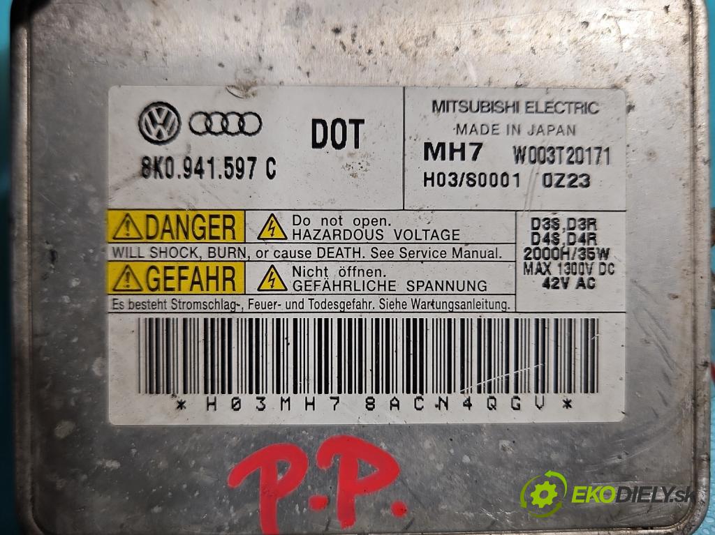 Audi A7 4G 2010-2018 4.0 V8 TFSI 420hp automatic 309 kW 3993 cm3 5- měnič xenon 8K0941597C (Měniče)