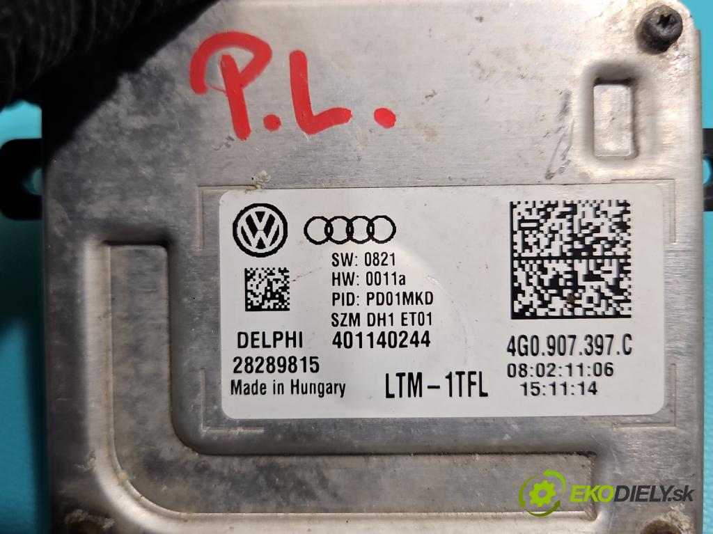 Audi A7 4G 2010-2018 4.0 V8 TFSI 420hp automatic 309 kW 3993 cm3 5- měnič xenon 4G0907397C (Měniče)