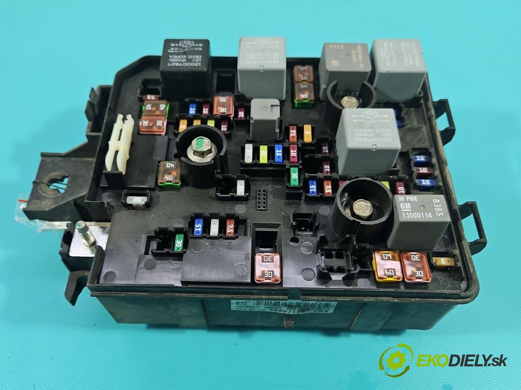 Opel Mokka A 2012-2019 1.6 cdti 136hp automatic 100 kW 1598 cm3 5- skříňka pojistková 42397198 (Pojistková skříňka)