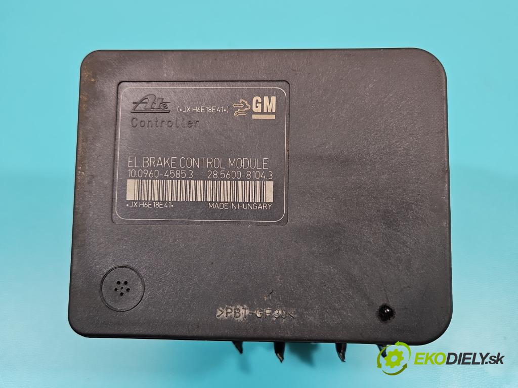 Opel Astra IV 2009-2015 1.4 T 140 HP manual 103 kW 1364 cm3 5- čerpadlo abs 13412554 (Pumpa ABS)