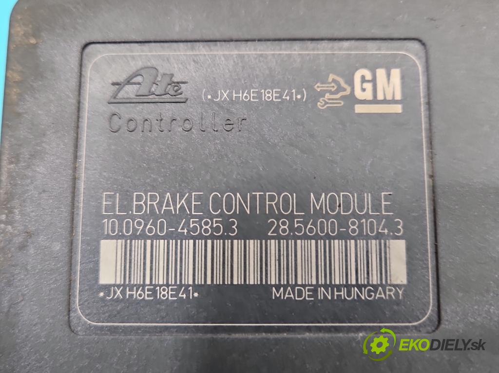 Opel Astra IV 2009-2015 1.4 T 140 HP manual 103 kW 1364 cm3 5- čerpadlo abs 13412554 (Pumpa ABS)