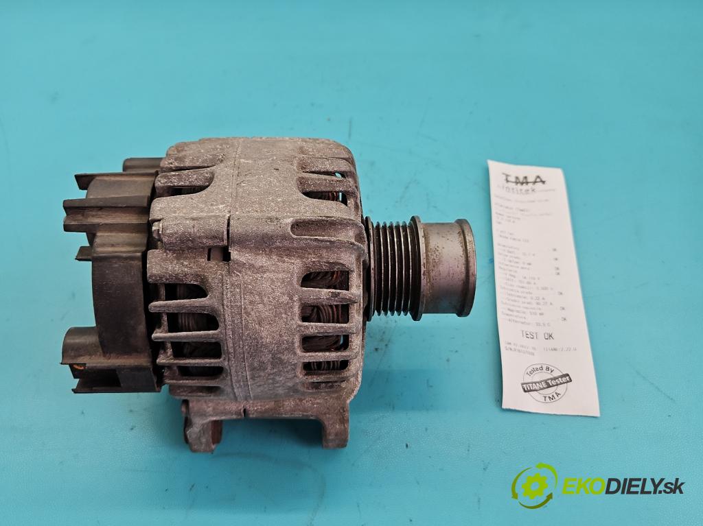Skoda Fabia III 2014- 2021 1.0 TSI 95 HP manual 70 kW 999 cm3 5- Alternator 04E903015 (Alternátor)