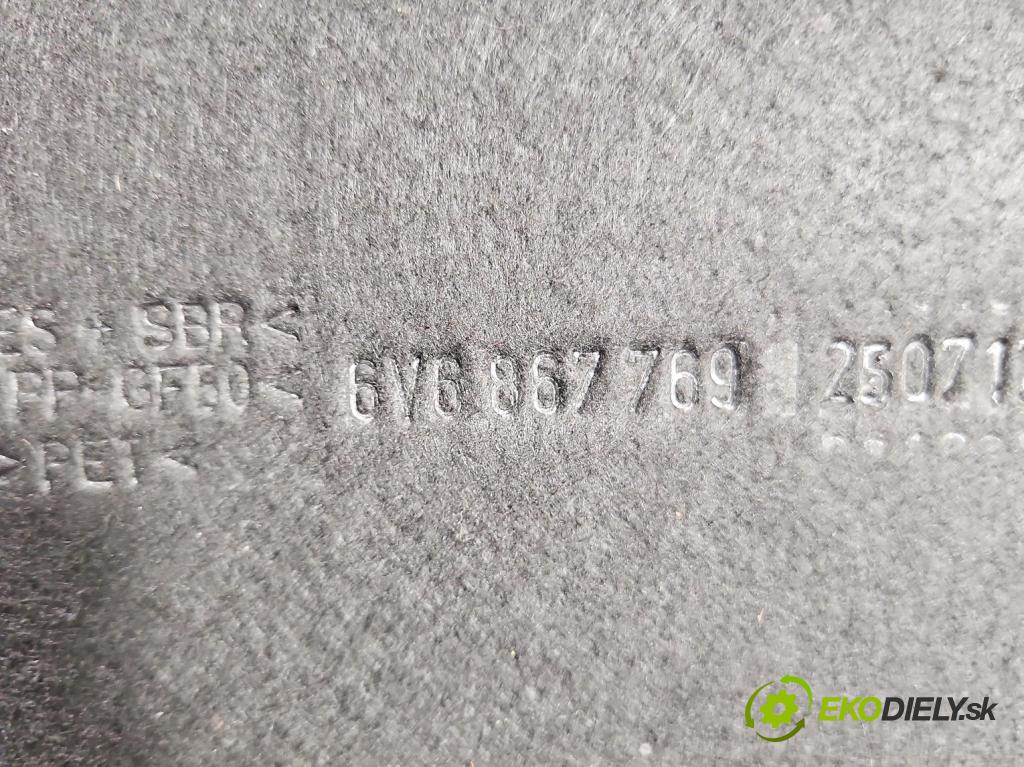 Skoda Fabia III 2014- 2021 1.0 TSI 95 HP manual 70 kW 999 cm3 5- zadná 6V6867769 (Pláto kufra)