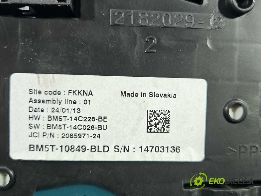 Ford Focus Mk3 2010-2018 2.0 tdci 116 hp automatic 85 kW 1997 cm3 5- Přístrojová deska BM5T-14C226-BE (Přístrojová deska)