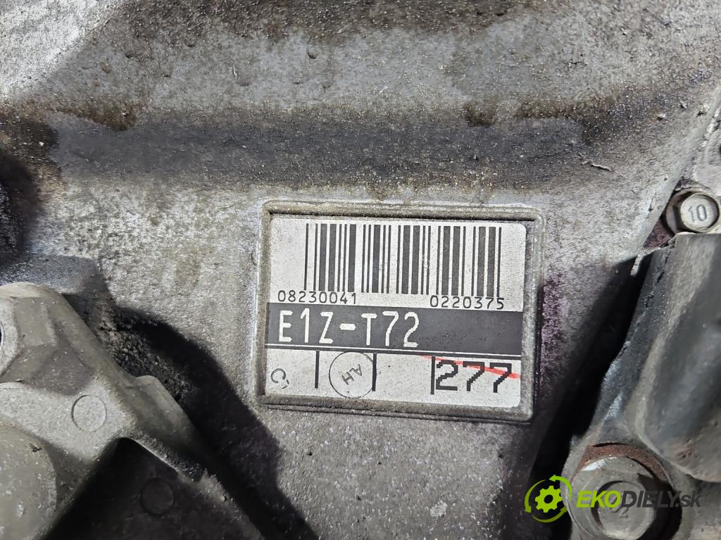 Toyota Avensis II T25 2003-2008 1.8 16V 129 HP manual 95 kW 1794 cm3 5- motor benzín: E1Z-T72