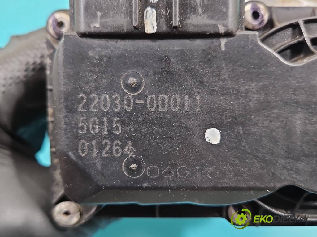 Toyota Avensis II T25 2003-2008 1.8 16V 129 HP manual 95 kW 1794 cm3 5- klapka 22030-0D011 (Škrtiaca klapka)