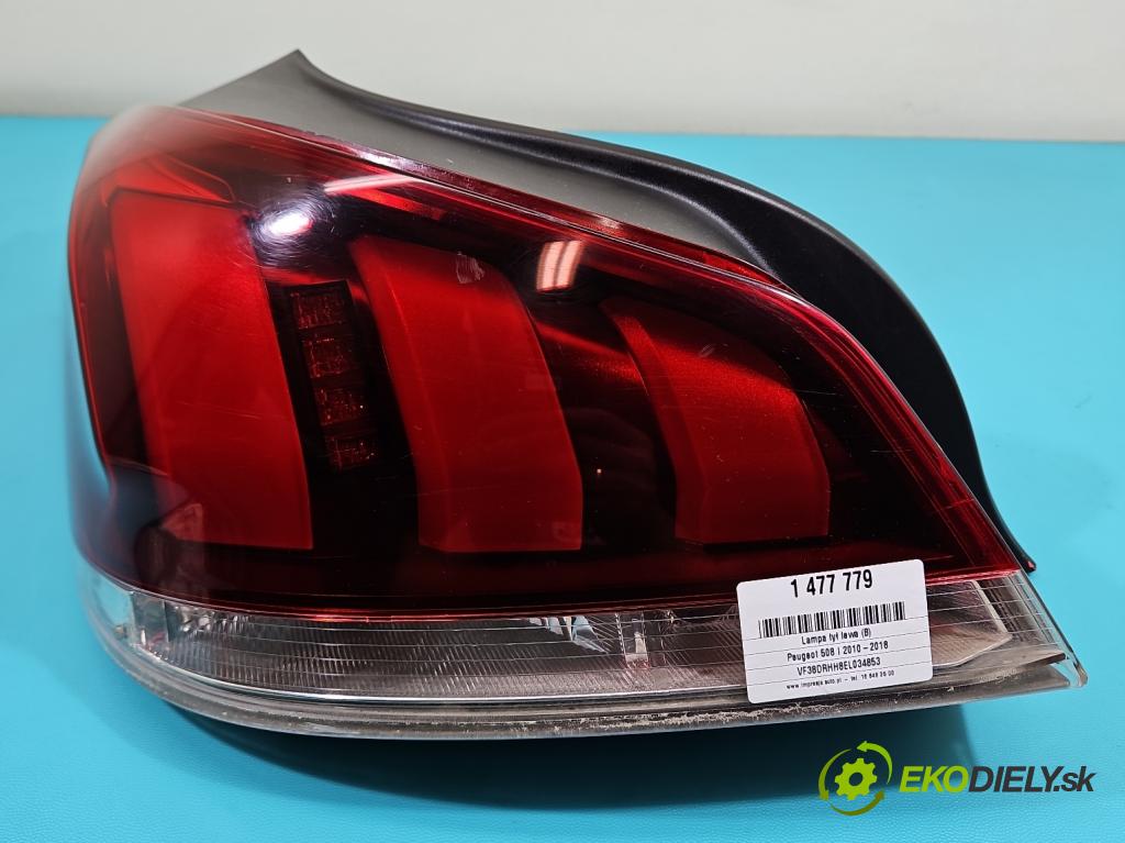 Peugeot 508 I 2010-2018 2.0 hdi 163 hp manual 120 kW 1997 cm3 5- světlo zadní levé 9807242780A (Klika dveří ostatní)