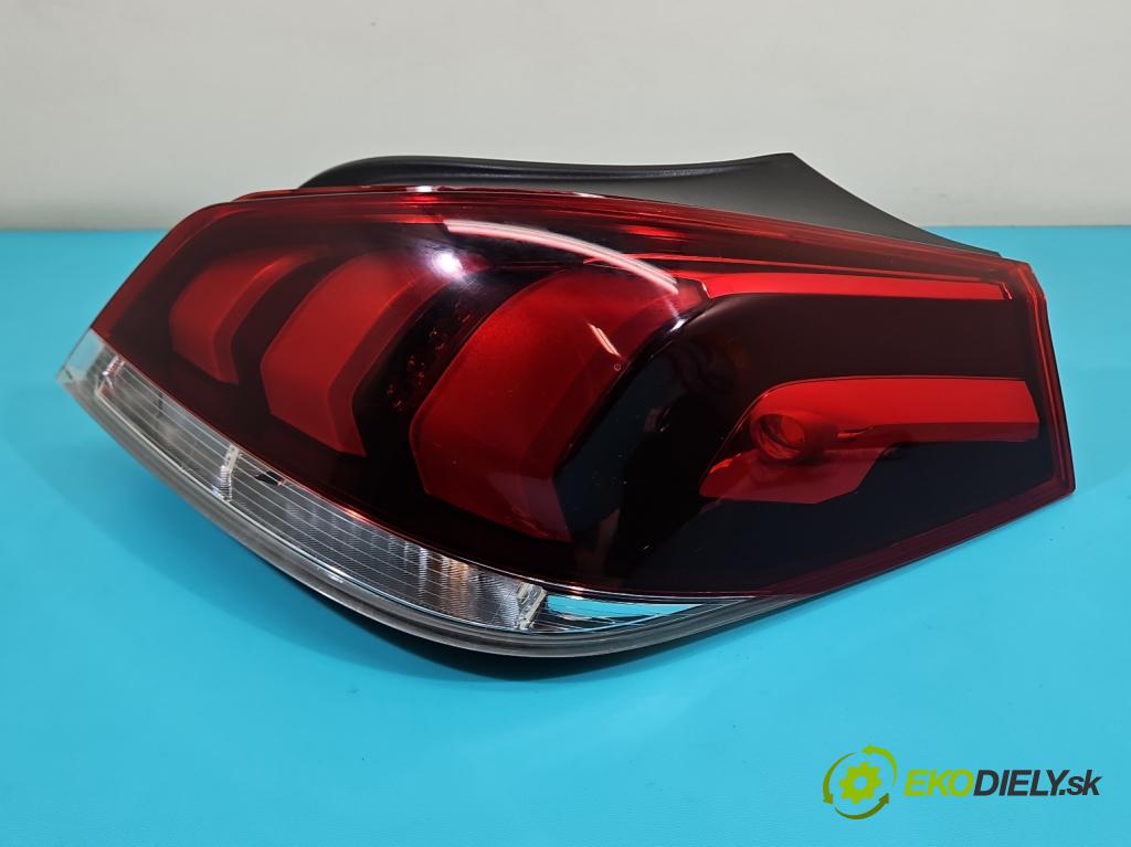 Peugeot 508 I 2010-2018 2.0 hdi 163 HP manual 120 kW 1997 cm3 5- svetlo / reflektor zadné pravé 9807242880 (Kľučka dverí ostatné)