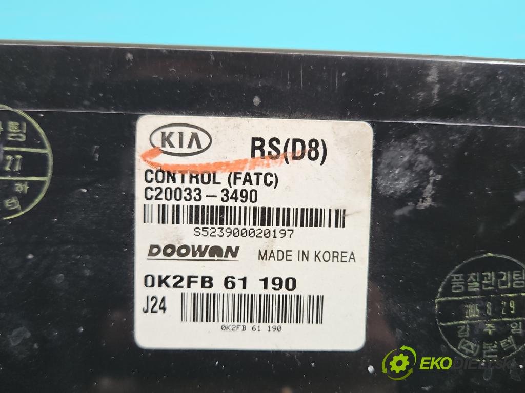 Kia Carens II 2002-2006 2.0 16V 139 HP manual 102 kW 1975 cm3 5- panel kúrenia C20033-3490