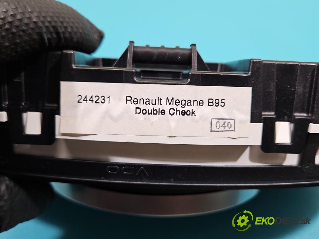 Renault Megane III 2008-2016 1.6 16V 101 HP manual 74 kW 1598 cm3 5- prístrojovka/ budíky 248100998R (Prístrojová doska)