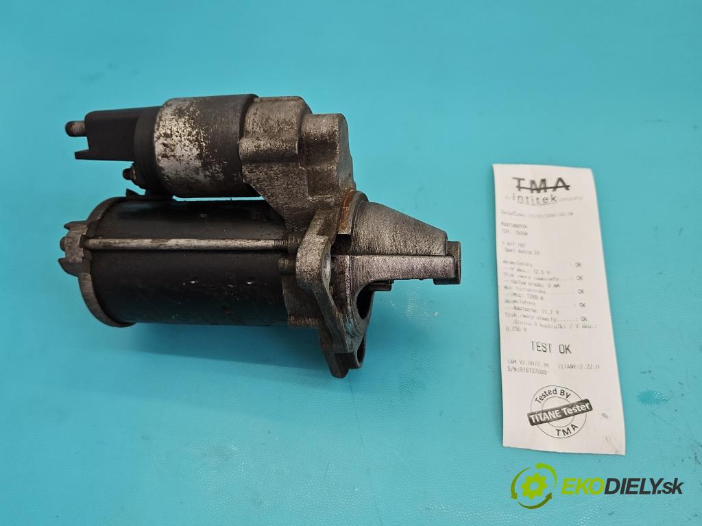 Opel Astra IV 2009-2015 1.4 T 140 HP manual 103 kW 1364 cm3 5- štartér 0001192081 (Štartér)