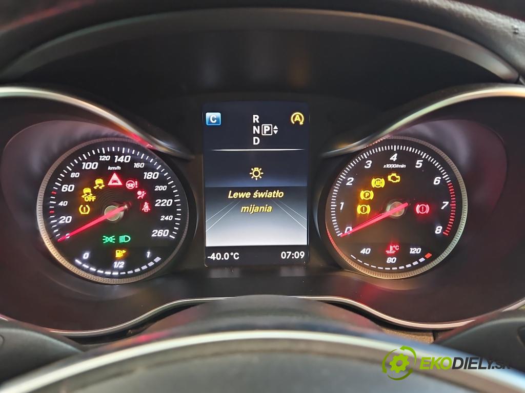Mercedes C W205 2014–2021 2.0 16V 184hp automatic 135 kW 1991 cm3 4- prístrojovka/ budíky A2059009915 (Prístrojová doska)
