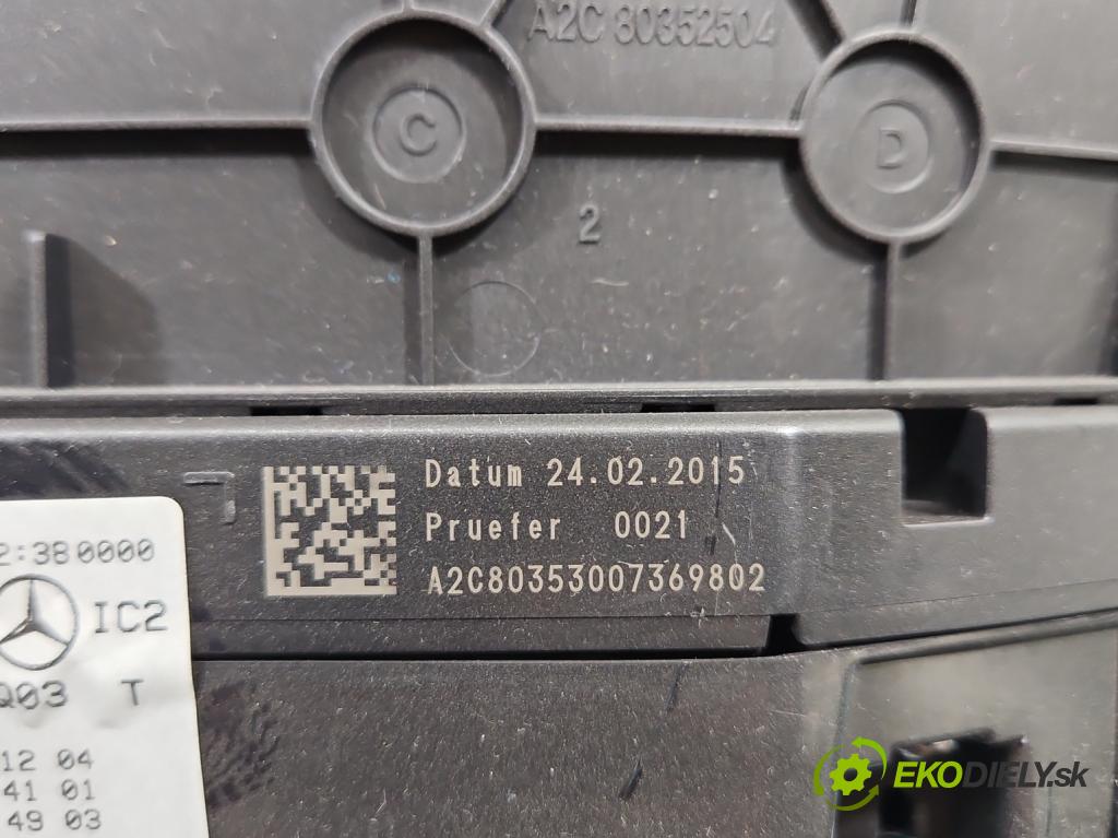 Mercedes C W205 2014–2021 2.0 16V 184hp automatic 135 kW 1991 cm3 4- prístrojovka/ budíky A2059009915 (Prístrojová doska)