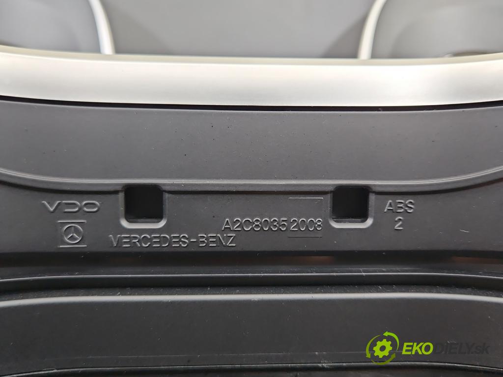 Mercedes C W205 2014–2021 2.0 16V 184hp automatic 135 kW 1991 cm3 4- prístrojovka/ budíky A2059009915 (Prístrojová doska)