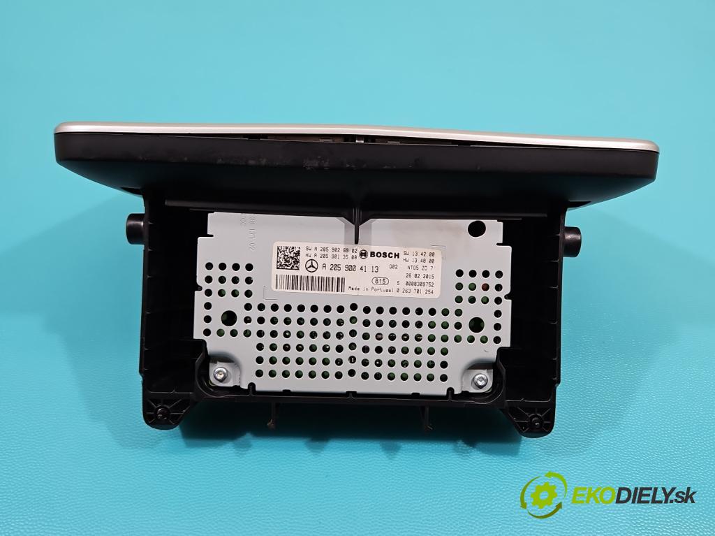 Mercedes C W205 2014–2021 2.0 16V 184hp automatic 135 kW 1991 cm3 4- Zobrazit: A2059004113 (Prístrojová doska)