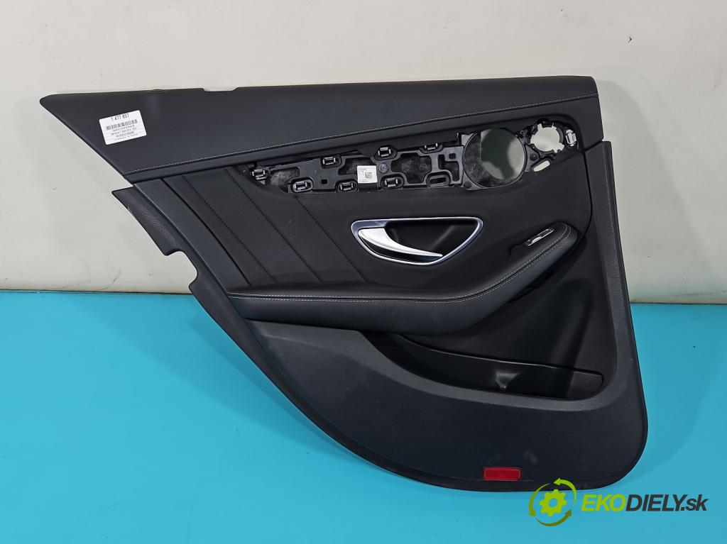 Mercedes C W205 2014–2021 2.0 16V 184 hp automatic 135 kW 1991 cm3 4- Tapacír: dveře zadní levé 2450786-9J38