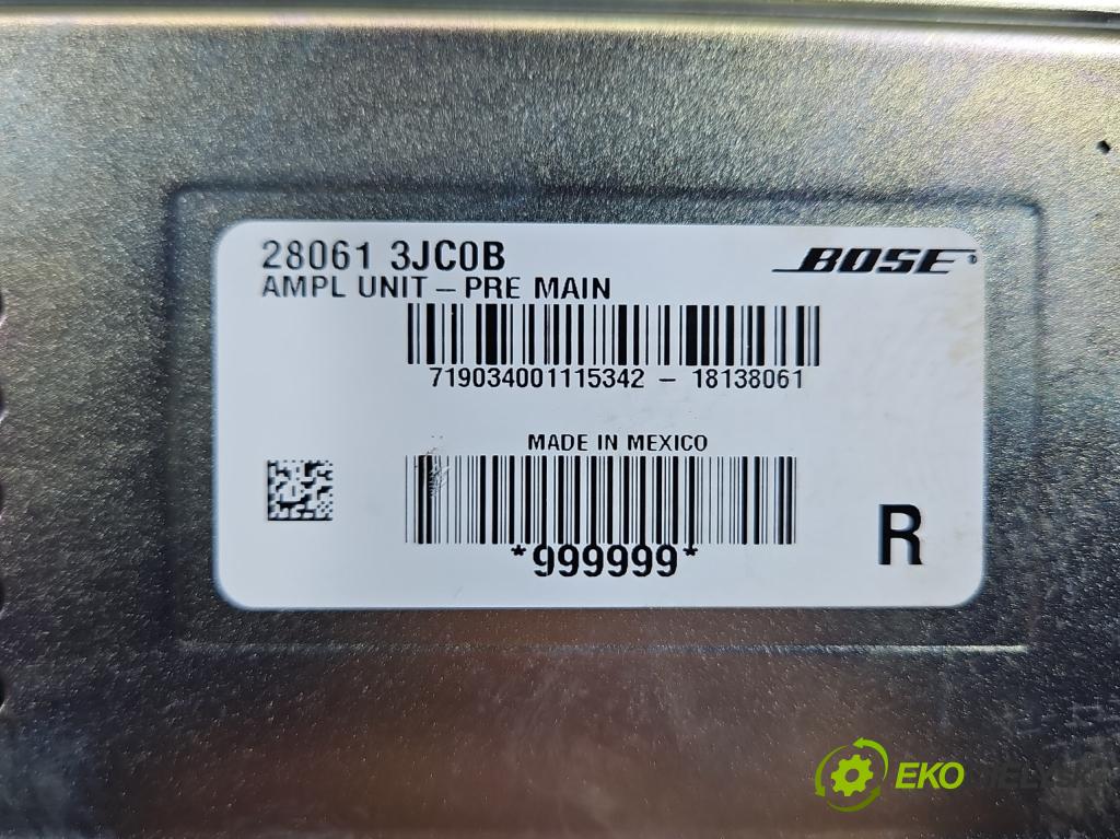 Infiniti QX60 2012- 3.5 V6 265KM automatic 195 kW 3498 cm3 5- Zesilovač: 280613JC0B (Zosilňovač)