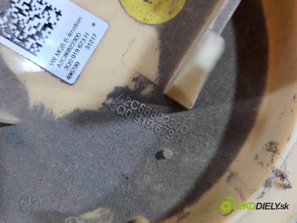 Skoda Superb III 2015-2024 2.0 TDI 190 HP automatic 140 kW 1968 cm3 5- snímač úroveň: palivo 3Q0919673H (Snímač)