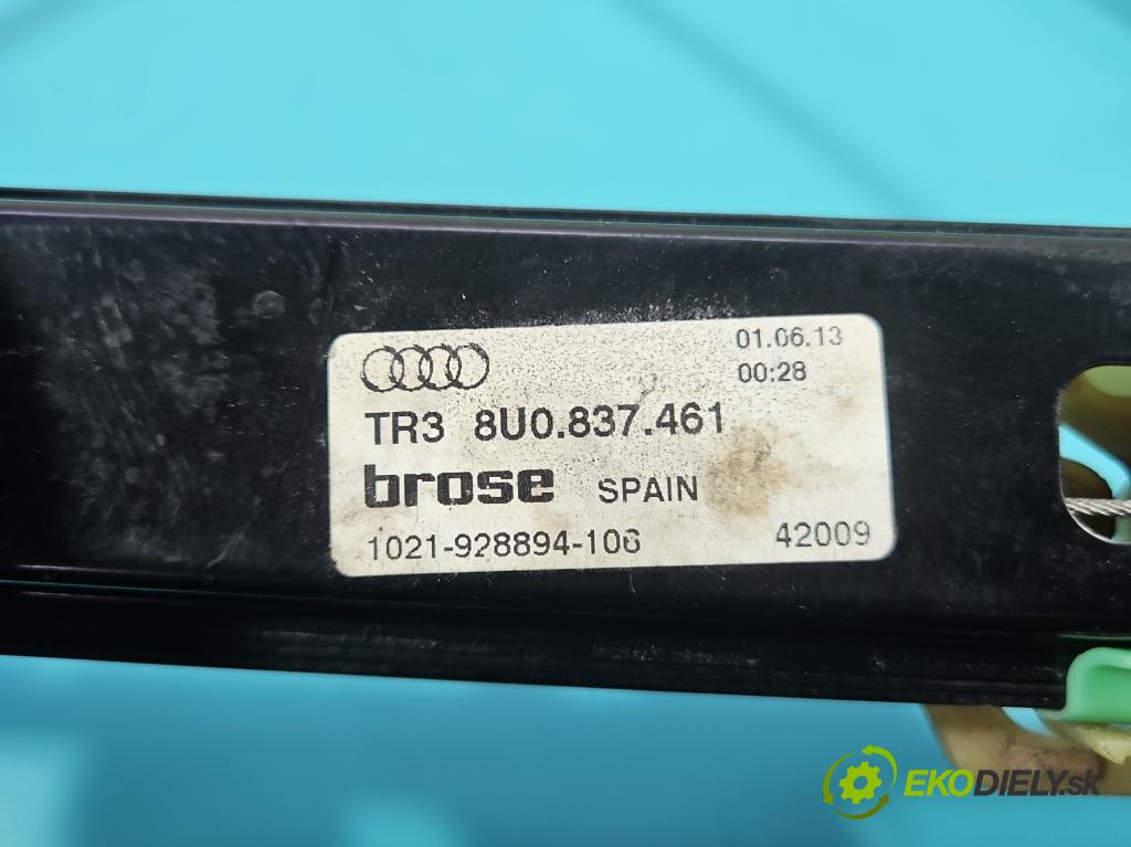 Audi Q3 2011-2018 2.0 tdi 177 hp automatic 130 kW 1968 cm3 5- mechanismus stahování přední levý 8K0959801B