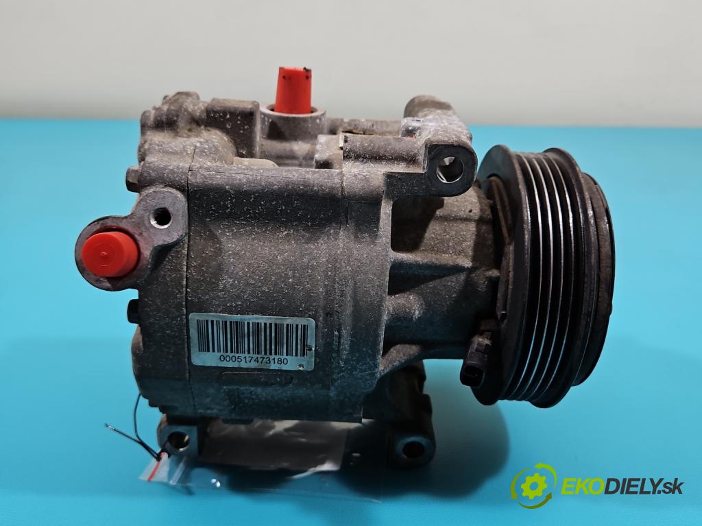 Fiat Panda II 2003-2012 1.2 8v 69KM manual 51 kW 1242 cm3 5- Kompresor: klimatizácie 5A7875200 (Kompresor klimatizácie)