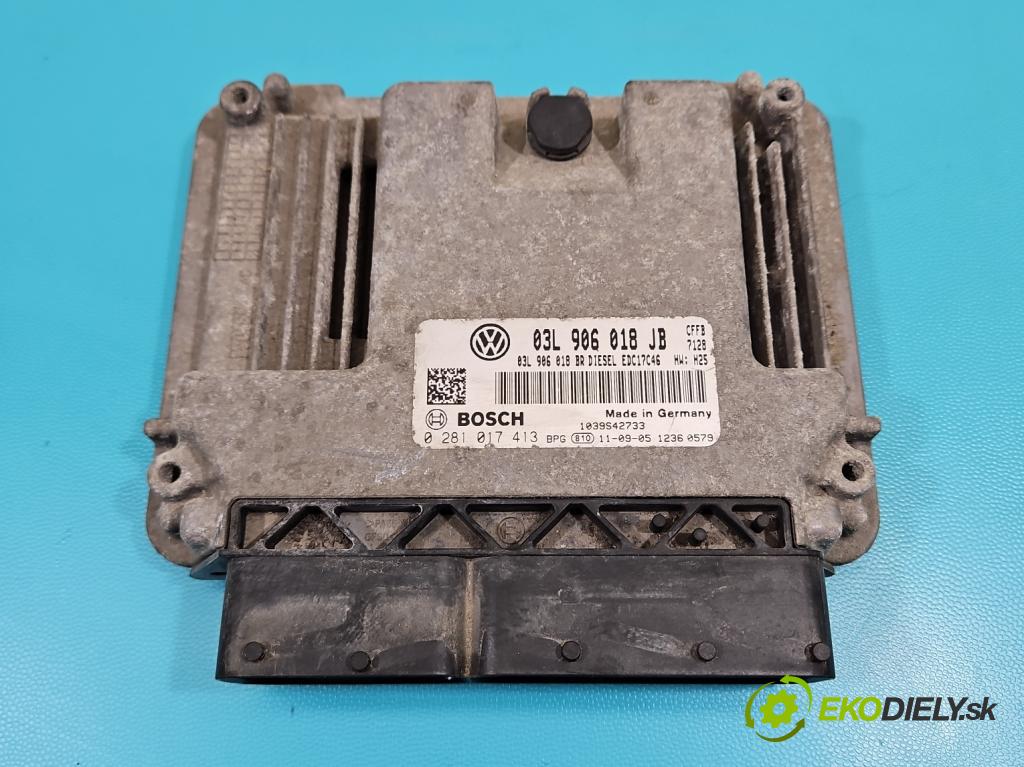 Skoda Superb II 2008-2015 2.0 tdi 140 HP manual 103 kW 1968 cm3 5- riadiaca jednotka motora 03L906018JB