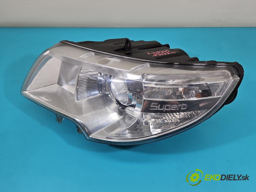 Skoda Superb II 2008-2015 2.0 tdi 140 hp manual 103 kW 1968 cm3 5- světlo levý  (Klika dveří ostatní)