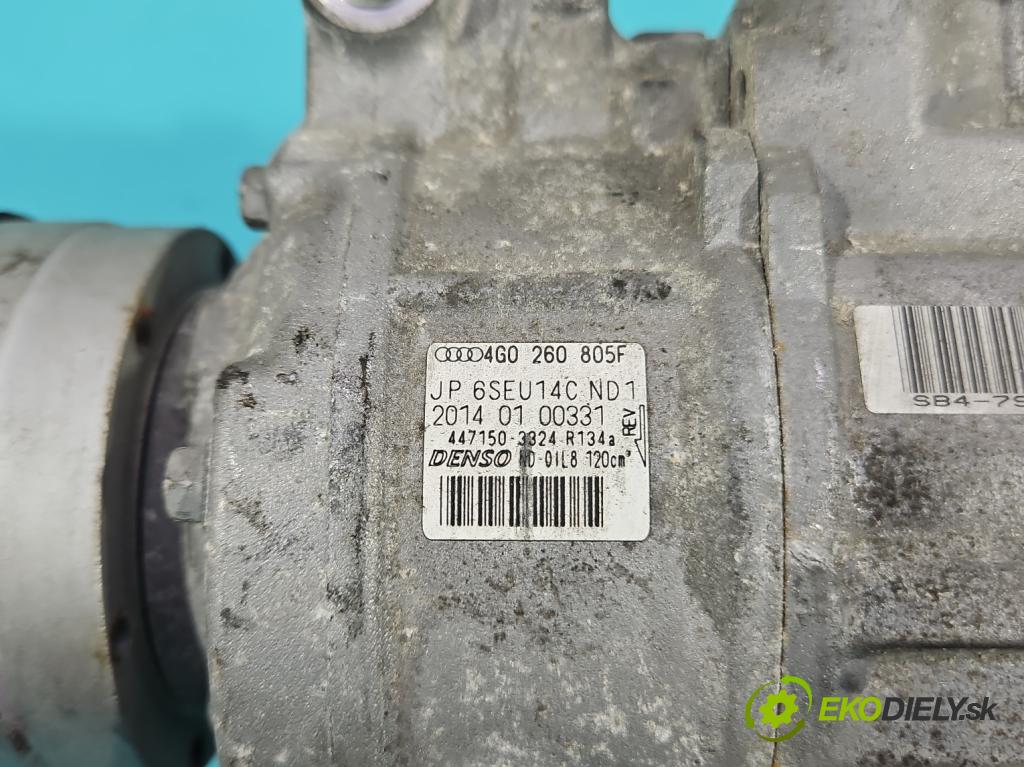 Audi A7 4G 2010-2018 4.0 V8 TFSI 420 hp automatic 309 kW 3993 cm3 5- Kompresor: klimatizácie 4G0260805F (Kompresor klimatizácie)
