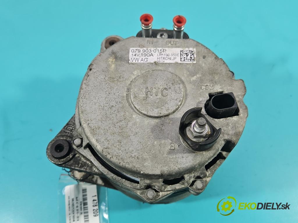 Audi A7 4G 2010-2018 4.0 V8 TFSI 420 hp automatic 309 kW 3993 cm3 5- Alternator 079903015P (Alternátor)