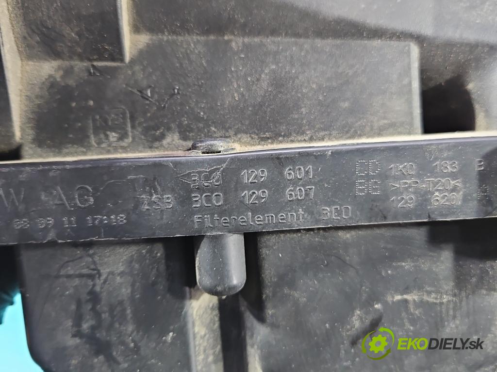 Skoda Superb II 2008-2015 2.0 tdi 140 HP manual 103 kW 1968 cm3 5- obal filtra vzduchu 3C0129601CD (Obal vzduchového filtra)