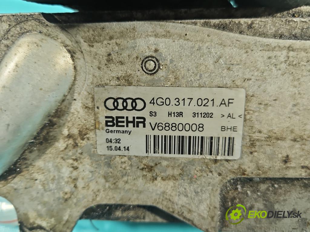 Audi A7 4G 2010-2018 4.0 V8 TFSI 420 hp automatic 309 kW 3993 cm3 5- chladič oleja: 4G0317021AF