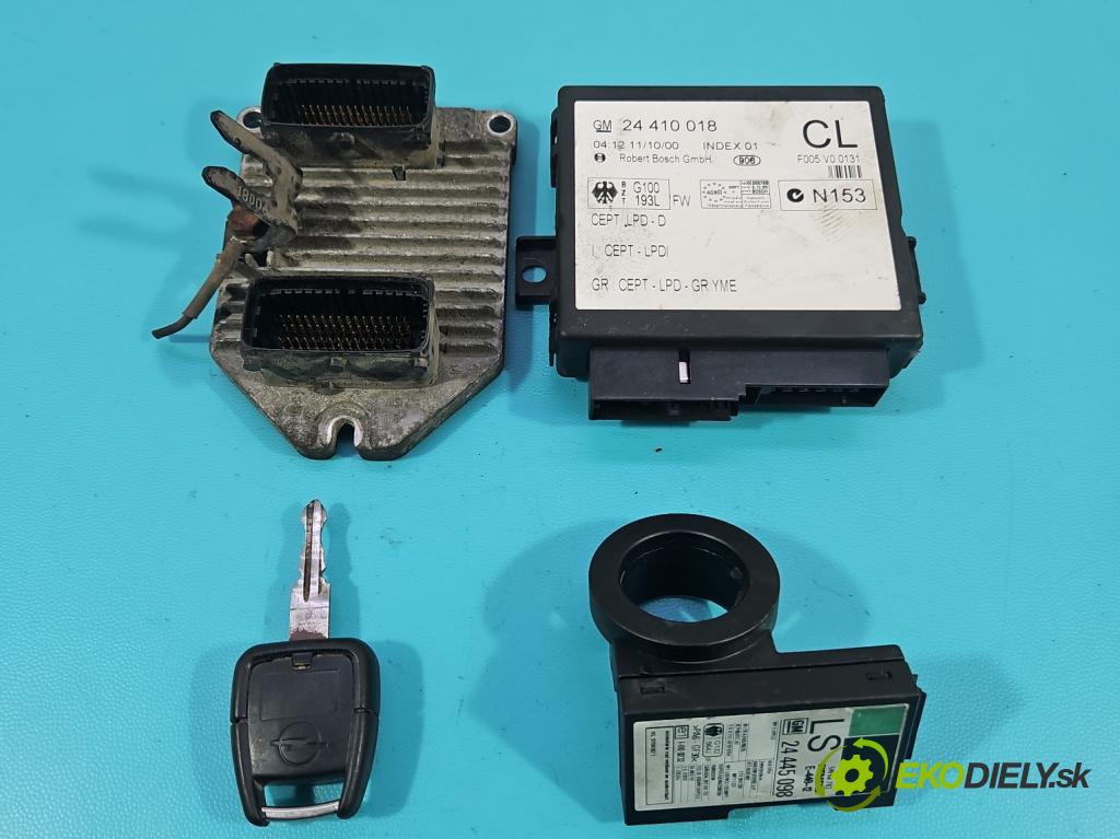 Opel Zafira A 1999-2005 1.8 16V 125 HP manual 92 kW 1796 cm3 5- riadiaca jednotka motora 09158726