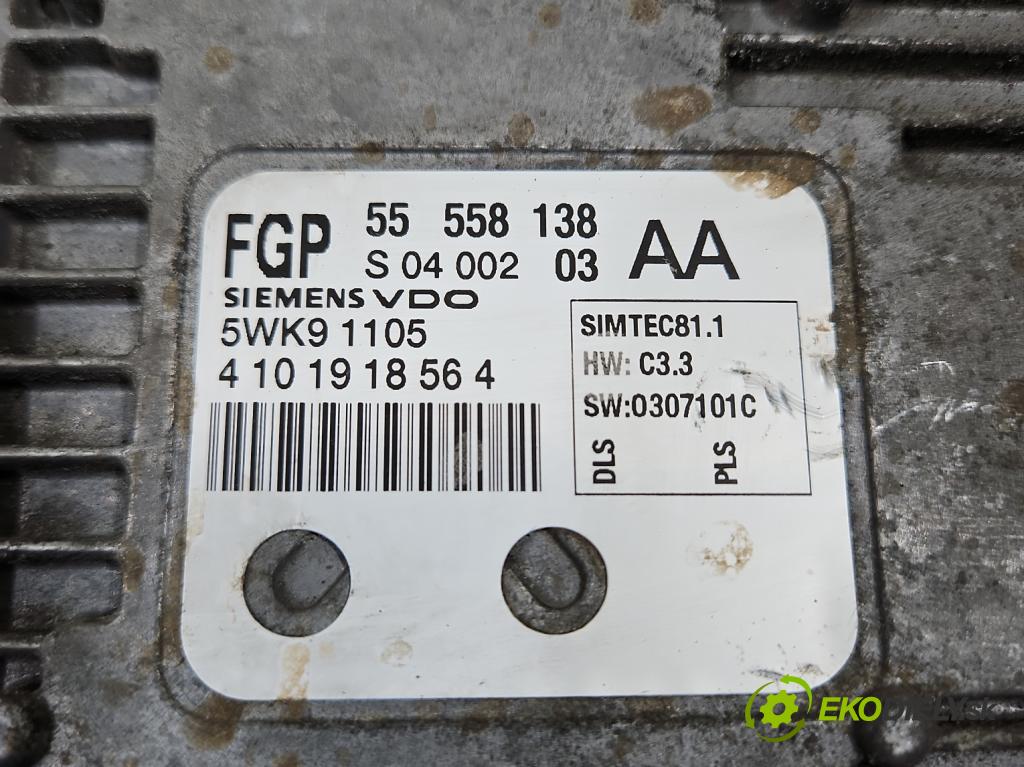 Opel Vectra C 2002-2008 2.2 16V 155 HP manual 114 kW 2198 cm3 5- riadiaca jednotka motora 55558138